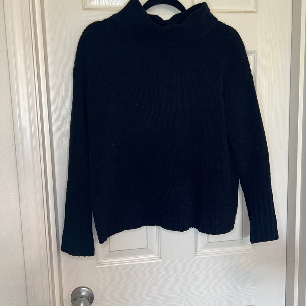 Catherine Malandrino Mock Neck Cozy Chenille Swester